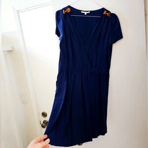 NEW Maje dress with leather bows size 3 equivalent to size 10